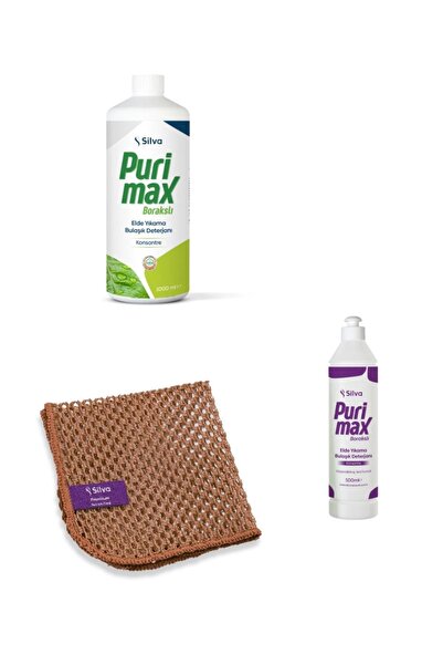 Silva Borakslı Konsantre Elde Yıkama Bulaşık Sıvı+bulaşık Filesi