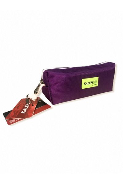 Kalemlig Purple Tim Middle Imperteks Fabric Single Compartment Pen Bag Campaign
