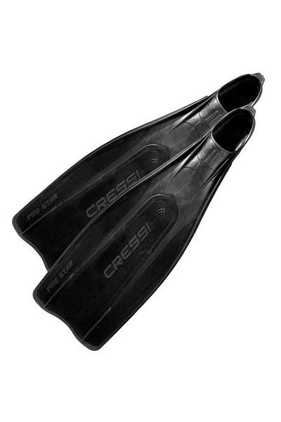 Cressi Pro Star Diving Flippers No:41-42 - Black