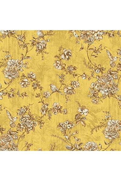 Adawall Trapicano 9914-4 Retro 3 Boyutlu Çiçekli Desenli Duvar Kağıdı