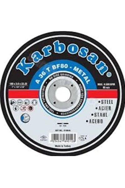 Genel Markalar 115 Nk Metal Kesme Taşı 115 X 3.0 X22 mm 10 Adet