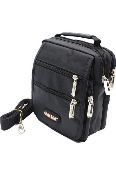 SEVENTEEN Men's Waterproof Material Black Shoulder & Hand Bag