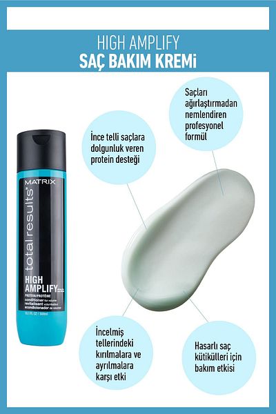 Matrix S High Amplify Volumizing Hair Care Cream for Thin Hair 300 Ml