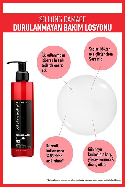 Matrix Total Results 200 Ml - Repair Cream for Long Damaged and Broken Hair