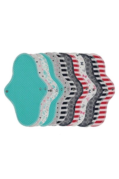 Genel Markalar Doğal Yıkanabilir Kadın Pedi 12'li [gece]