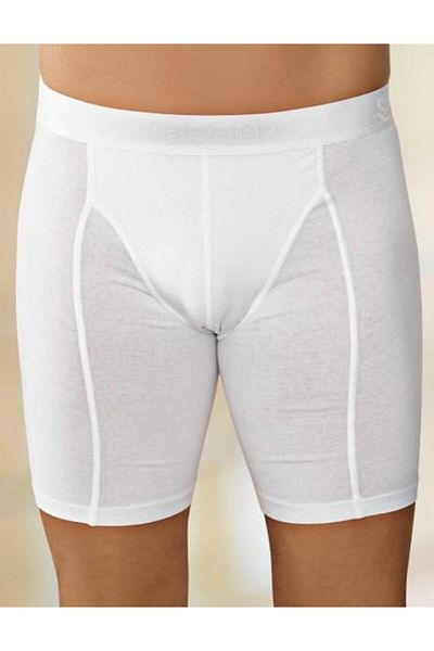 Şahinler Pack of 3 Sports Long Leg White Lycra Boxers