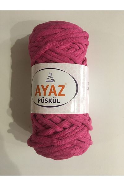 Ayaz Φούντα Macrame Twine 1137 Ροζ