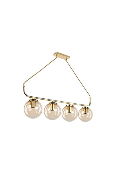 Modelight Terena 4’Lü Sıralı Avize Gold