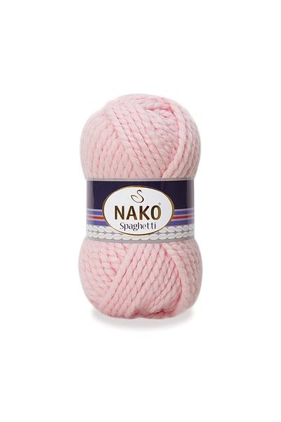 NAKO Σπαγγέτι Πλεκτό Χέρι Κωδικός Χρώματος:10639-ροζ πούδρα