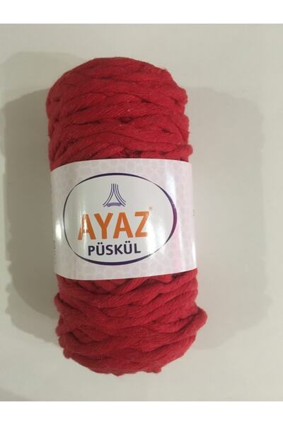 Ayaz Пряжа для макраме 1251 Червона