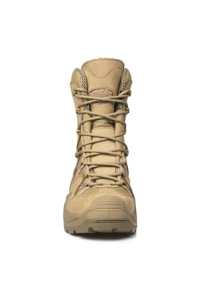 Scooter Ανδρικά δερμάτινα στρατιωτικά μποτάκια Nubuck Beige