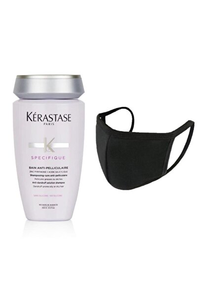 Kerastase Anti Pelliculaire Silikonsuz Şampuan 250 ml+siyah Maske