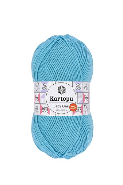 Kartopu خيط أطفال بيبي وان 100% مضاد للوبر K576 تركواز