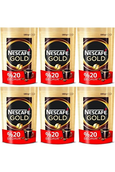 Nescafe Gold Ekonomik Paket 180 Gr 6 Adet