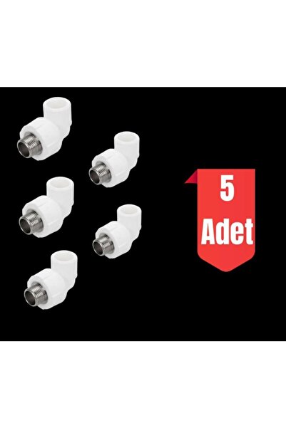 KALDE Pprc 20'lik Dış Dişli Dirsek 5 Adet