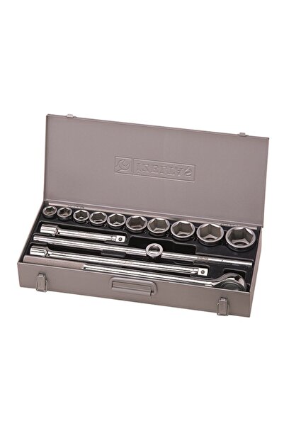İzeltaş 3/4" Six Corner Socket Set 14 Pieces
