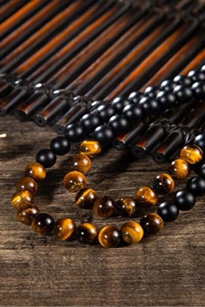 Kusakli Kaplangözü Mat Oniks Erkek Doğaltaş Kolye