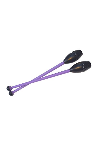Gymo Birbirine Bağlanabilir Ritmik Cimnastik Labut 41cm Siyah-mor