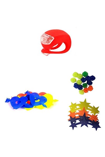 AVMmarketim Calista Işıklı Bisiklet Süsü Çocuk Bisiklet Süsü Seti Bisiklet Ja...