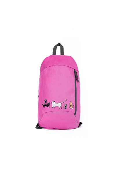 Biggdesign Women's Pink Cats Cats Mini Backpack