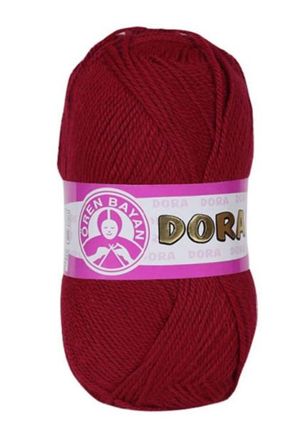 Ören Bayan Dora Hand Knitting Yarn Red| 034 (5 Pieces)