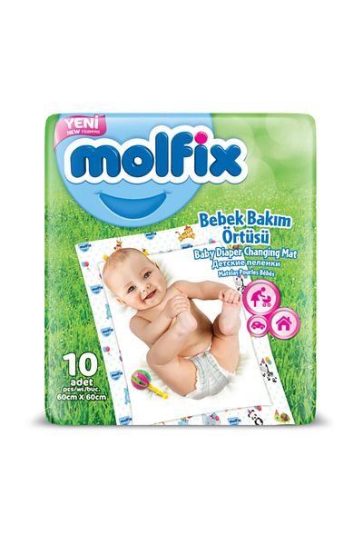 Molfix Baby Care Cover 10 Pieces 60x60 Cm