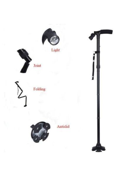 CMT Katlanabilir Işıklı Baston