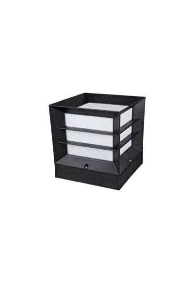 ZERPA Izgara Küp Set Üstü Bahçe Aydınlatma Armatürü-siyah