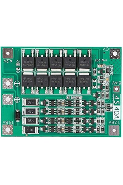 4s 40a Standart Versiyon - Lityum Batarya Bms Koruma Kartı