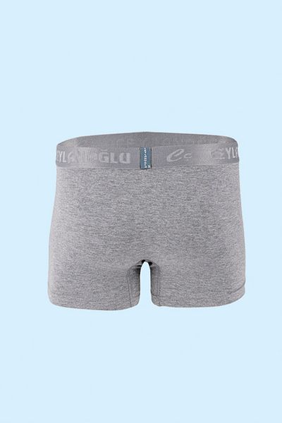 Ceylanoğlu Men's 3-pack Gray Lycra Boxer