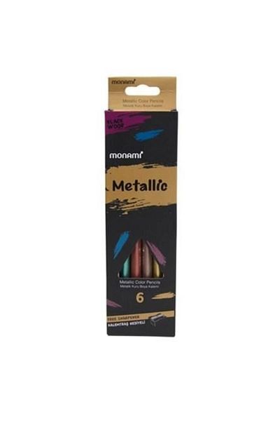 Monami Metallic Jumbo Dry Paint 6 Colors Mkb5402b68680596685137