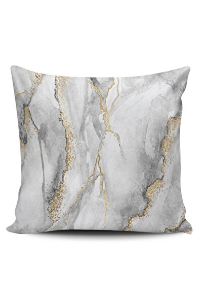 Alkan Homes غطاء وسادة مطبوع رقميًا حديثًا بنمط رخامي