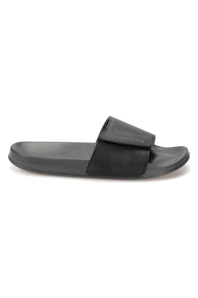 Dockers Men's Black Slippers - Comfortable and Stylish Design