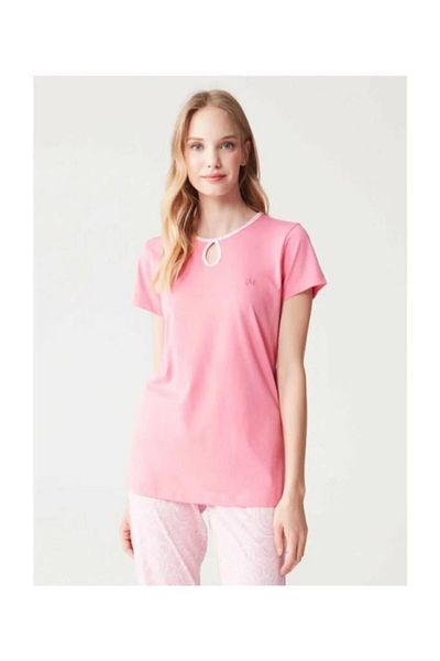 Mod Collection 3260 طقم بيجامة نسائية قطنية بأكمام قصيرة