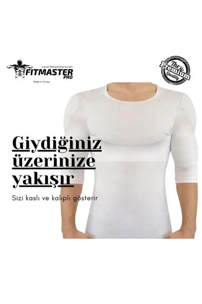 Fitmasterpro Male Black, Muscular and Overweight Athlete