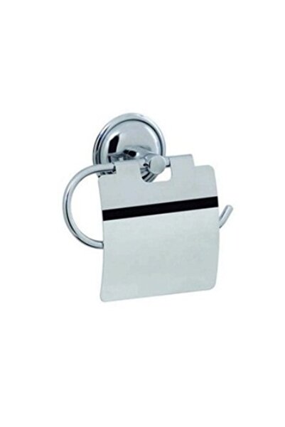 Sahraa Suport pentru hârtie igienică cromat cu capac