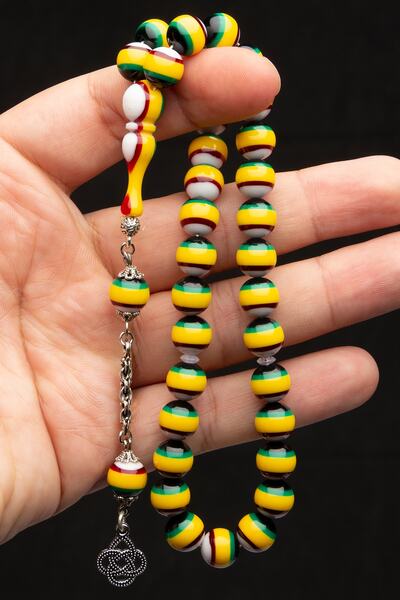 OTTOTESBİH Erkek Toz Kehribar Tesbih