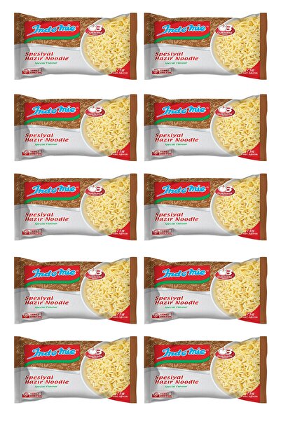 İndomie 10'lu Special Aromalı Hazır Noodle. Çin Çubuğu (Chopstick) Hediyeli.