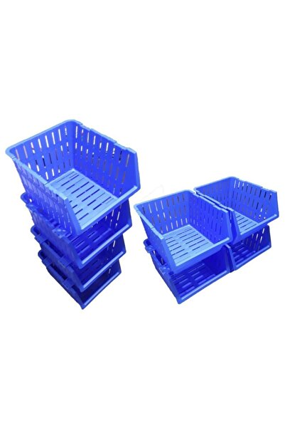 abnturk 4 Katlı Çok Amaçlı 1.kalite Plastikten Portatif Sebzelik 34x30x30 4 K...