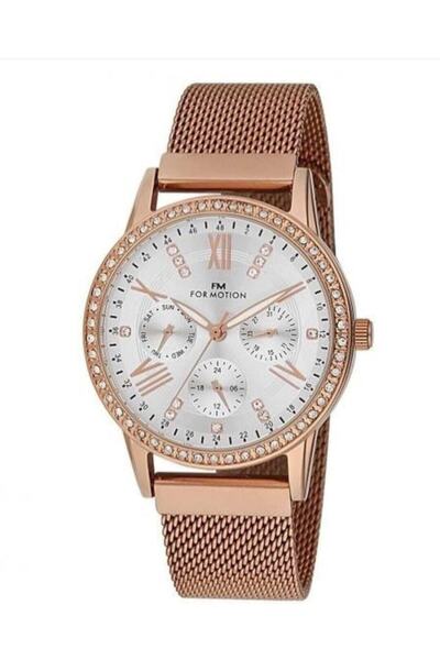 Formotion Kadın For Motion Hasır Taşlı Kol Saati