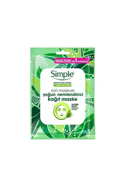 Simple Rich Moisture Intensive Moisturizing Sheet Mask