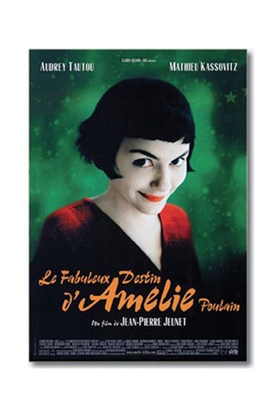DEFFTER ملصقات الفيلم Amelie غلاف صلب مقاس 14x20 مخطط 96 ورقة مفكرة