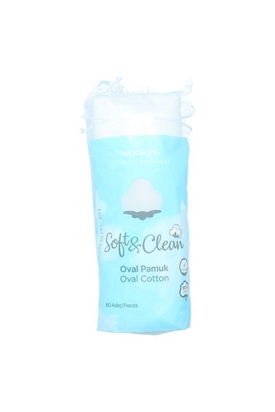 Watsons Soft Clean Oval Cotton - Comfortable and Basic Design