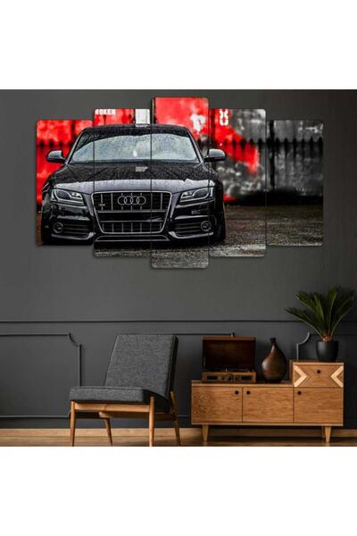 EVLOYA Audi - 5 Parçalı Tablo