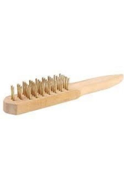 Çelebi Wooden Handle Wire Brush 6 No 12 Pack