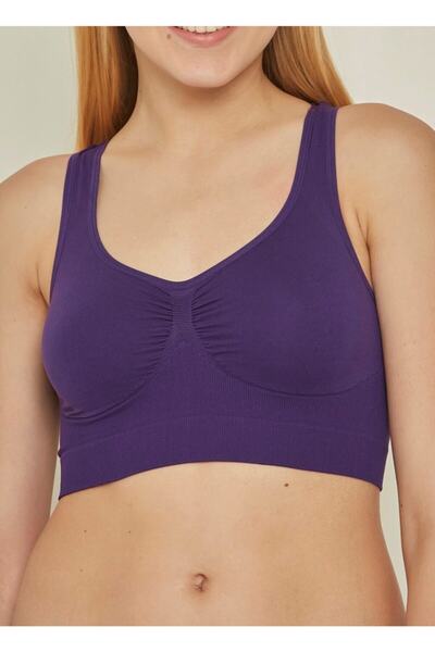 Shop mood Жіночий безшовний бюстгальтер-спортивний бюстгальтер з товстими бре...