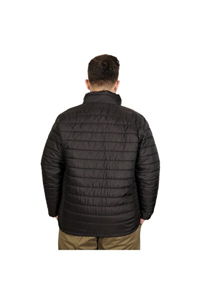 ModeXL Men's Coat Stand Collar Zippered Jesica 20577 Black