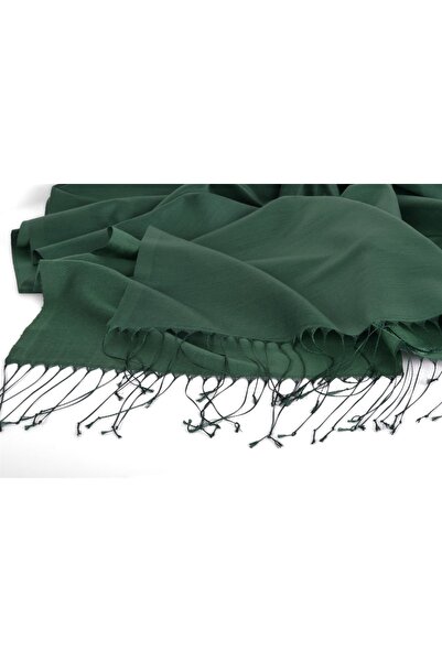 KROREN Ipek Görünümlü Şal - Zümrüt ( Ipeksi )