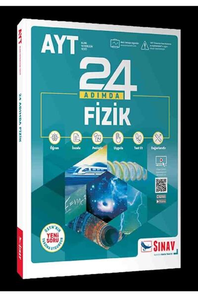 Sınav Yayınları AYT Fizik 24 Adımda Konu Anlatımlı Soru Bankası