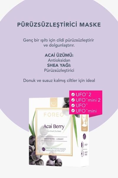 FOREO Acai Berry Smoothing 6-Pack Ufo ™   Mask Active Mask